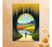 awitufhgp Stampa su tela che incarna speranza e bellezza, elegante decorazione per la casa, ideale per soggiorno, camera da letto, cucina, ufficio, studio (20x30 cm/senza cornice)
