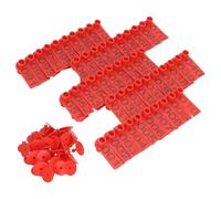 AWJUWHBJ 100lots Bestiame Earcon morsetto per l'identificazione delle pecore Strumento di allevamento e gestione adatto per bovini suini pecore strumento di gestione del bestiame