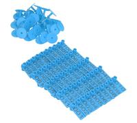 AWJUWHBJ 100lots Bestiame Earcon morsetto per l'identificazione delle pecore Strumento di allevamento e gestione adatto per bovini suini pecore strumento di gestione del bestiame