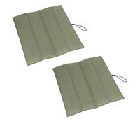 AWJUWHBJ 2pack Leggero Sedili Cuscini Piccolo Picnic Outdoor Mat Escursionismo Spiaggia Pad Per Picnic Beach Relax Oxford Panno Sedile Pad