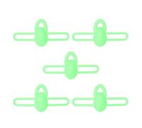 AWJUWHBJ 5lots esche leggere gancio Keeper tipo pesante silicone esche gancio supporto per la conservazione sicura universale ganci