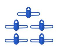 AWJUWHBJ 5lots esche leggere gancio Keeper tipo pesante silicone esche gancio supporto per la conservazione sicura universale ganci