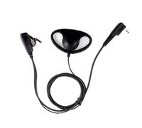 AWJUWHBJ Auricolare stabile Push To Talk con clip per camicia Comunicazione prudente Orecchio flessibile per uso professionale Nasconde sorveglianza per la vendita al dettaglio Hospitality