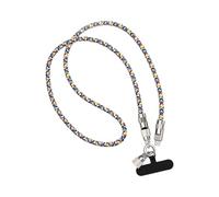 AWJUWHBJ Cavo intrecciato USB C per cordino del telefono 60 W Design resistente alla perdita di ricarica rapida con gancio girevole a 360 gradi per un fissaggio sicuro del dispositivo resistente alla