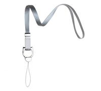 AWJUWHBJ Collana in nylon flessibile con cordino per telefono con chiusura a moschettone in metallo per braccialetti da collo o da polso, migliora la sicurezza del dispositivo