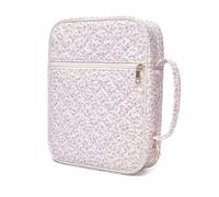 AWJUWHBJ Elegante borsa trapuntata regalo con scomparti interni tasca con cerniere sicure per penne telefono essenziale portatile libro di preghiere custodia da viaggio, A, Taglia unica