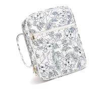 AWJUWHBJ Elegante borsa trapuntata regalo con scomparti interni tasca con cerniere sicure per penne telefono essenziale portatile libro di preghiere custodia da viaggio, C, Taglia unica