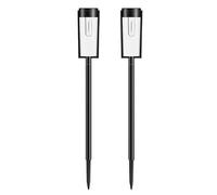 AWJUWHBJ Illuminazione Esterna Spina A Terra Luce LED Lampade Solari IP55 Yard Paesaggio Pathway Illuminazione Adatto Per Giardino Lampade Solari Est