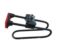 AWJUWHBJ La durevolezza impermeabilizzata della bici ammortizza gli ammortizzatori con la luce posteriore del LED per il sedile della bici dei pendolari della città di uso del terreno vasrioso