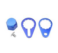 AWJUWHBJ Mulinelli da pesca Coperture per dadi a vite e viti di bloccaggio della piastra di ricambio per maniglia sinistra/destra coperture per dadi per baitcasting set di bloccaggio maniglia sinistra