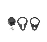 AWJUWHBJ Mulinelli da pesca Coperture per dadi a vite e viti di bloccaggio della piastra di ricambio per maniglia sinistra/destra coperture per dadi per baitcasting set di bloccaggio maniglia sinistra