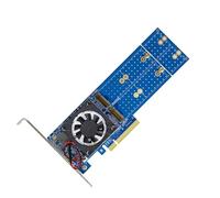 AWJUWHBJ PLX88024 PCIe4.0 Quad NVMe Scheda di espansione a disco solido per compatibilità diretta a 4 slot senza configurazione del BIOS Scheda di espansione Quad Channel da 16000 MB