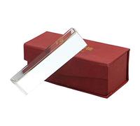 AWJUWHBJ Prisma Triangolare di Vetro Ottico 10cm Triangolare Prisma Triplo Per Fotografia Effetti Fisica Insegnamento Spettro Luce Ottica