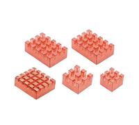 AWJUWHBJ Set di 5 dissipatori di calore ramati per raffreddamento passivo radiatore a dissipazione del calore per OpenWrtOne circuito di raffreddamento