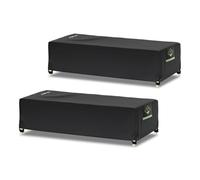 Awnic, confezione da 2 coperture per sdraio da giardino, impermeabili e protettive per l'inverno, cuscino per sedia sdraio 190 x 65 x 30 cm