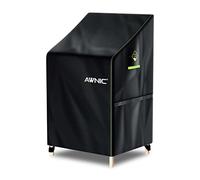 AWNIC Copertura Sedie Esterno Impermeabile, Antivento e Antipolvere, Resistente ai Raggi UV Copri Sedie da Giardino 420D Poliestere Adatto per Sedie Plastica Esterno Impilabili 65x75x85/120cm