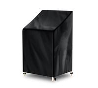 AWNIC Copertura Sedie Esterno Impermeabile, Antivento e Antipolvere, Resistente ai Raggi UV Copri Sedie da Giardino Telo Oxford Adatto per Sedie Plastica Esterno Impilabili 65x75x85/120cm