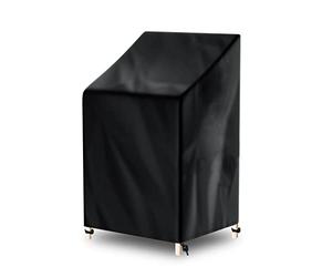AWNIC Copertura Sedie Esterno Impermeabile, Antivento e Antipolvere, Resistente ai Raggi UV Copri Sedie da Giardino Telo Oxford Adatto per Sedie Plastica Esterno Impilabili 65x75x85/120cm