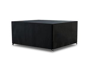 AWNIC Copertura Tavolo Esterno Impermeabile, Resistente ai Raggi UV Resistente allo Strappo Copertura per Mobili da Giardino, Telo Oxford Telo Copri Tavolo Esterno 160x160x71cm