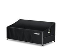 AWNIC Copridivano Componibile da Giardino, Copridivano Esterno 3 Posti, Impermeabile, Resistente ai Raggi UV, 220 x 85 x 61/71 cm