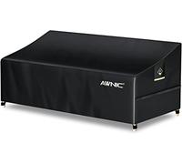 AWNIC Telo Copridivano 3 Posti da Esterno Impermeabile, Resistente ai Raggi UV e agli Strappi Copertura Divano Esterno da Giardino 420D Poliestere 220x85x61/71cm