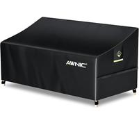 AWNIC Telo Copridivano 3 Posti da Esterno Impermeabile, Resistente ai Raggi UV e agli Strappi Copertura Divano Esterno da Giardino 420D Poliestere 190x85x61/71cm