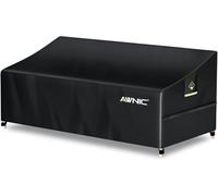AWNIC Telo Copridivano 3 Posti da Esterno Impermeabile, Resistente ai Raggi UV e agli Strappi Copertura Divano Esterno da Giardino 420D Poliestere 220x85x61/71cm