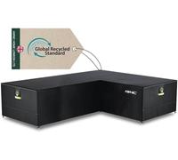 AWNIC Telo Copridivano Esterno, Telo Arredo Divano da Giardino 1 Posti 2 Posti 3 Posti Impermeabile Resistente allo Strappo (420D Poliestere, 270(SINISTRA)x215(destra)x85x71cm)
