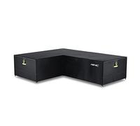AWNIC Telo Copridivano Esterno, Telo Arredo Divano da Giardino 1 Posti 2 Posti 3 Posti Impermeabile Resistente allo Strappo (420D Poliestere, 215(Sinistra) x270(Destra) x85x71cm)