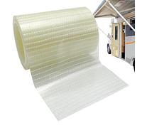 Awning Repair Tape, Clear Waterproof Tarp Patch, Wide Coverage Fixing Tape Kit, Weatherproof Adhesive Canvas Seal Strip for Window, Tent, Hose, Boat, Cover, Canopy, Shelter