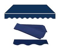 Awning Retractable Replacement Fabric 6.6~22.9ft X 5~11ft Patio Door Window Sunshade Shelter Canvas Waterproof for RV Caravan Deck Garden Retractable(2.5x2.7m)