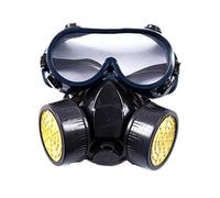 AwnsIMfreien Copribocca, set di coperture per metà facciale Mezza faccia antipolvere per l'industria con filtro per occhiali, respiratore antipolvere