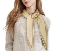 AwnsIMfreien Sciarpa triangolare in cashmere, sciarpa in cashmere da donna, morbido e caldo fazzoletto a triangolo accessori estetici scialle streetwear, beige