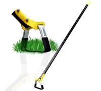 AwnsIMfreien Zappa da Giardino, Zappa da Giardino per diserbo, 60 Attrezzi per diserbo triangolari con Manico Lungo - Design Senza Pieghe per la Cura Senza Sforzo di Prato, e aiuole, Strumento