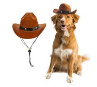AWOCAN Cappello da cowboy per animali domestici, per cosplay, cuccioli, cani, gatti, feste, decorazione