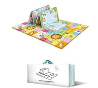 Awoeorsty Tappetino da Gioco Play Mat Baby, Tappetino da Palestra in Morbida Schiuma, Adatto per il Gioco del Bambino o per Gattonare, Leggero Pieghevole e Impermeabile, Con Borsa (180x150x1cm)