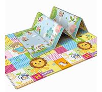 Awoeorsty Tappetino Play Mat Baby, Schiuma Morbida per Gioco e Gattonamento, Leggero Pieghevole e Impermeabile, Con Borsa (180x100x1cm)