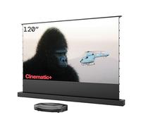 AWOL VISION Aetherion Max + Schermo a terra ALR da 120 pollici - Proiettore ultra corta distanza laser RGB triplo per home theatre e gaming, 4K UHD HDR10+, Dolby Vision e Atmos