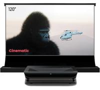 AWOL VISION LTV-3000 Pro + schermo da 120" - 4K UHD HDR10+ Dolby Vision & Atmos Ultra Breve Distanza RGB Proiettore Laser Home Cinema Bundle