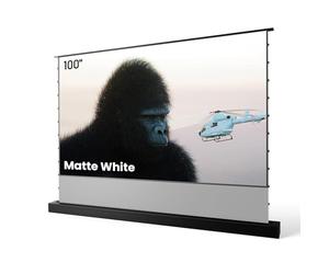 AWOL VISION Schermo Proiettore Motorizzato 100" per Proiettori Long/Short/Ultra Short Throw, Base a Pavimento per Interni/Esterni, 170°+ Visuale, 4K/8K Ultra HD MW-F210