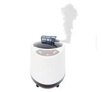 awolsrgiop Generatore di vapore da 3 l con telecomando, generatore di vapore portatile da 1000 W, per casa, 9 livelli di temperatura e timer, con camera di erbe per detox, spa e benessere (220 V