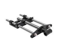 awolsrgiop Morsa per legno da 9 pollici, in ghisa, 180 mm, per pialla, ganasce regolabili con aste di guida, morsa da tavolo per la lavorazione del legno