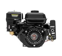 awolsrgiop Motore a benzina a 4 tempi da 7,5 CV con avviamento elettrico, motore industriale da 210 cc, albero da 20 mm, protezione dalla mancanza di olio, basso consumo di carburante per go-kart