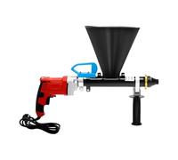 awolsrgiop Siringa elettrica da 700 W, pistola per fughe da 220 V, con 2 ugelli e grande imbuto, riempitrice elettrica per malta e cemento, professionale per lavori di costruzione e riparazione