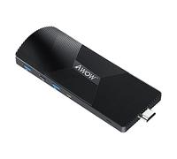 AWOW Mini PC Stick Celeron J4105, Mini Computer Stick 8 GB DDR4 128 GB ROM, supporto per HDMI 2.0 e Mini DP 1.2 Dual 4K a 60 Hz, porta Gigabit Ethernet, NY41S