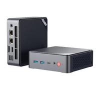 AWOW Mini PC W-11 Pro Alder Lake N150 Quad Core 3.60 GHz, 16GB DDR4 3200 MHz, 512GB SSD NVMe, HDMI, 4K@60Hz (HDMI+DP), Doppio RJ45 Gigabit Ethernet, WIFI6, BT 5.2, Computer Desktop per Ufficio e Home