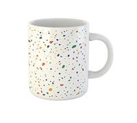 Awowee Tazza da caffè astratta in terrazzo con motivo marmo moderno architettura in pietra classica tazza da tè in ceramica da 325 ml, miglior regalo o souvenir per familiari, amici e colleghi