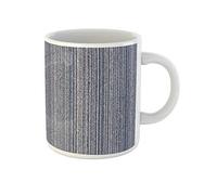 Awowee Tazza da caffè blu navy denim astratto a righe indaco invecchiato screziato spazzolato tazza da tè in ceramica tazza da tè migliore regalo o souvenir per familiari, amici e colleghi