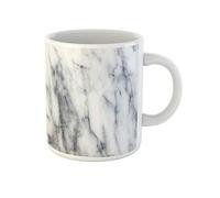 Awowee Tazza da caffè con motivo astratto in marmo bianco invecchiato architettura antica nera brillante 325 ml tazza da tè in ceramica miglior regalo o souvenir per familiari, amici e colleghi