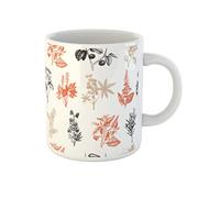 Awowee Tazza da caffè con piante velenose, olio botanico vintage, aconito, alcaloidi, alcaloidi, 325 ml, tazza da tè in ceramica, ottima idea regalo o souvenir per familiari, amici e colleghi